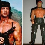 Sylvester Stallone como Rambo.
