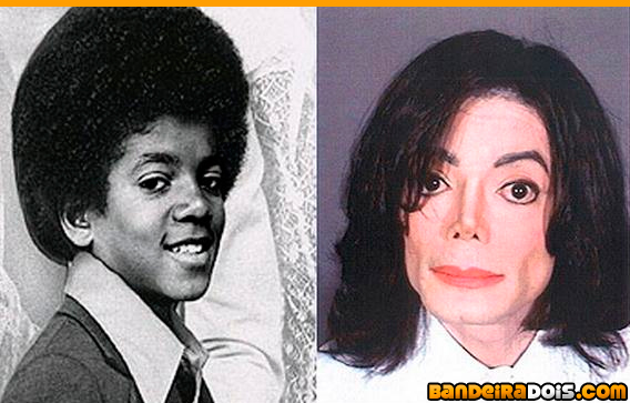 Antes e depois de algumas celebridades