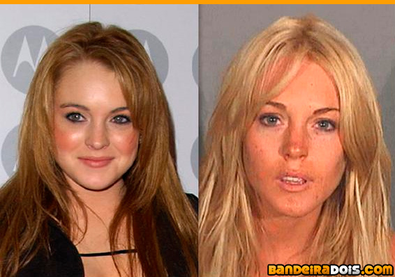 Antes e depois de algumas celebridades