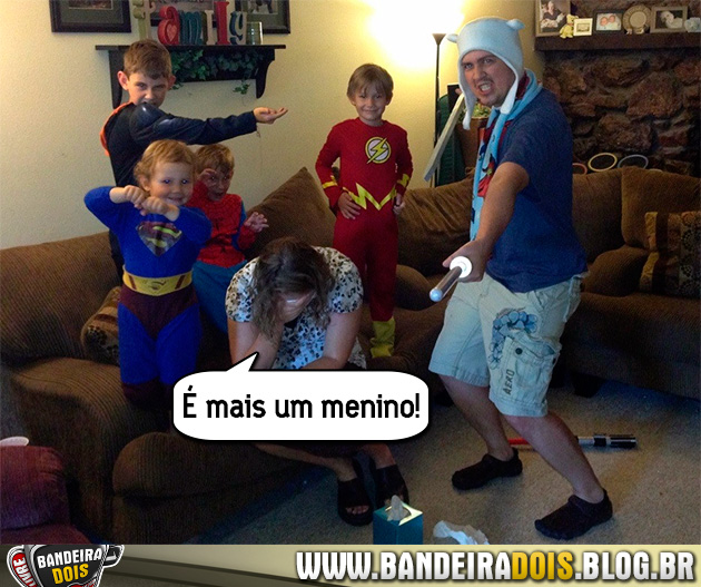 É um menino!